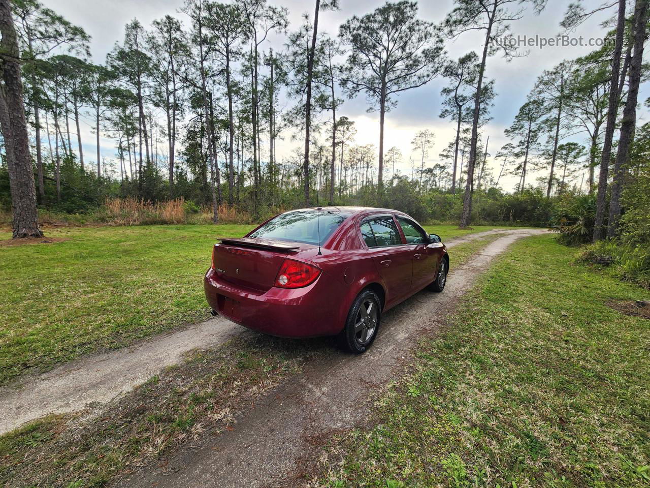 2007 Chevrolet Cobalt Lt Burgundy vin: 1G1AL58F777103122