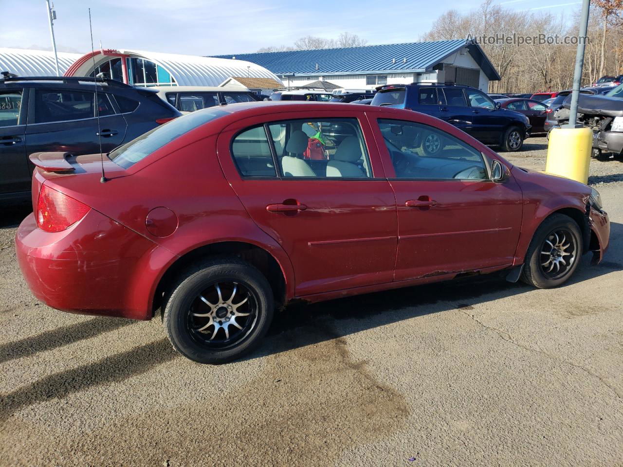 2008 Chevrolet Cobalt Lt Бордовый vin: 1G1AL58F787324690