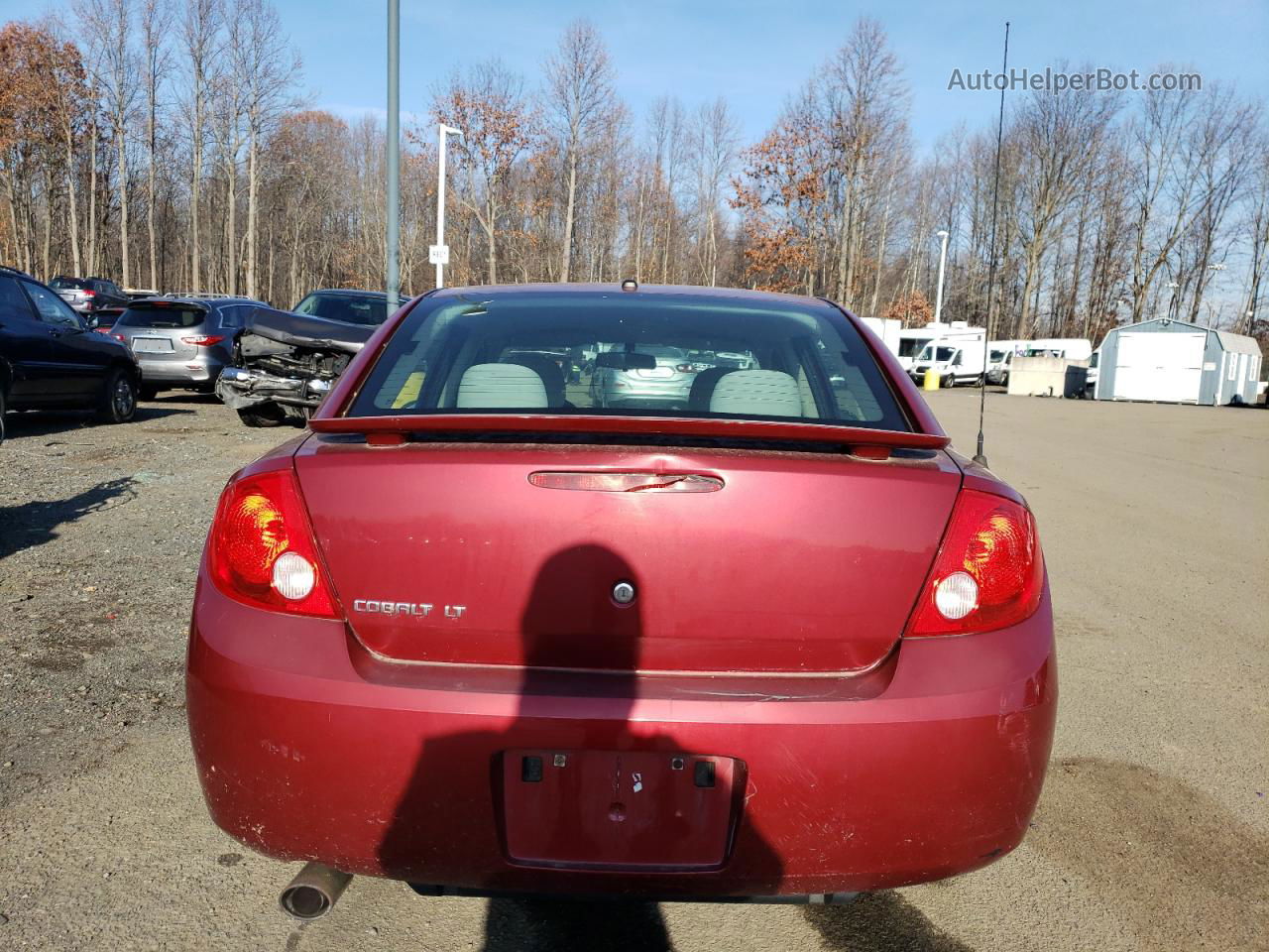 2008 Chevrolet Cobalt Lt Бордовый vin: 1G1AL58F787324690