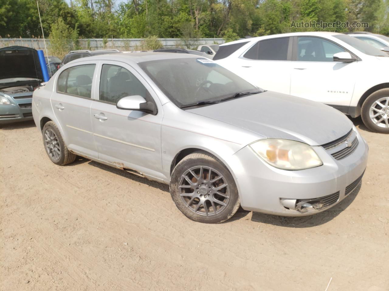 2007 Chevrolet Cobalt Lt Silver vin: 1G1AL58F877282092