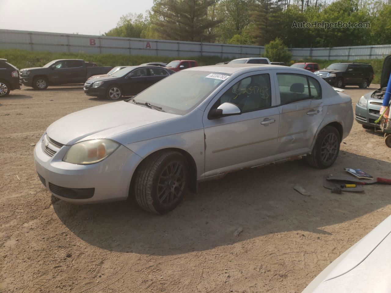 2007 Chevrolet Cobalt Lt Silver vin: 1G1AL58F877282092