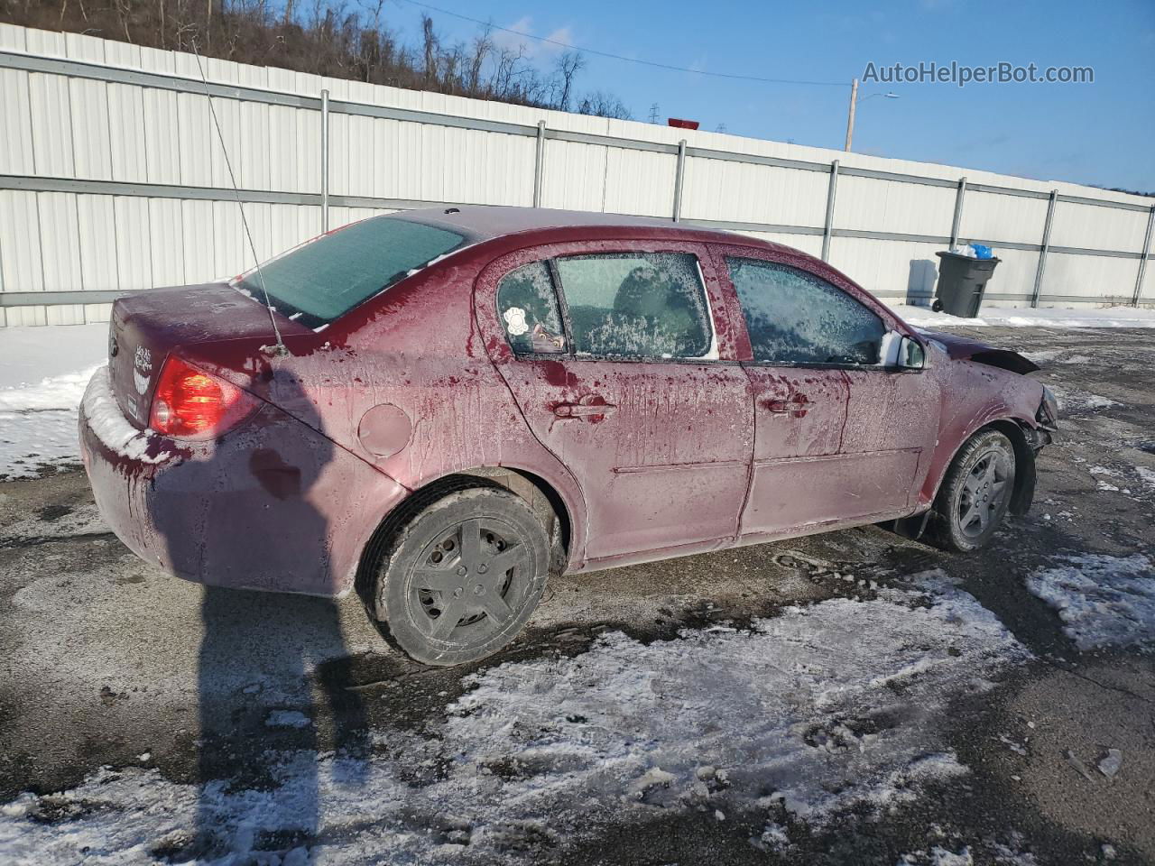 2008 Chevrolet Cobalt Lt Burgundy vin: 1G1AL58F887162147