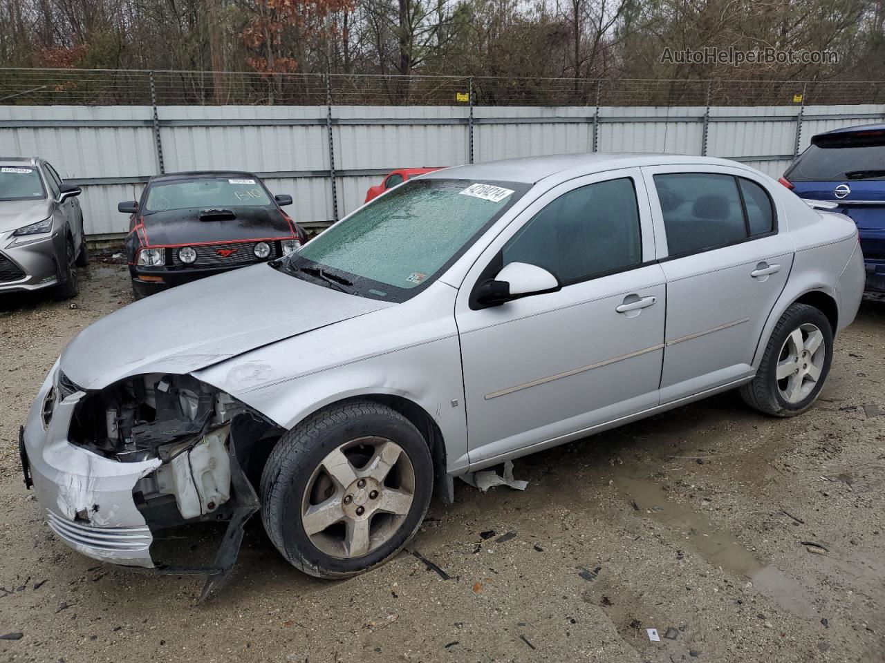 2008 Chevrolet Cobalt Lt Silver vin: 1G1AL58F887201562