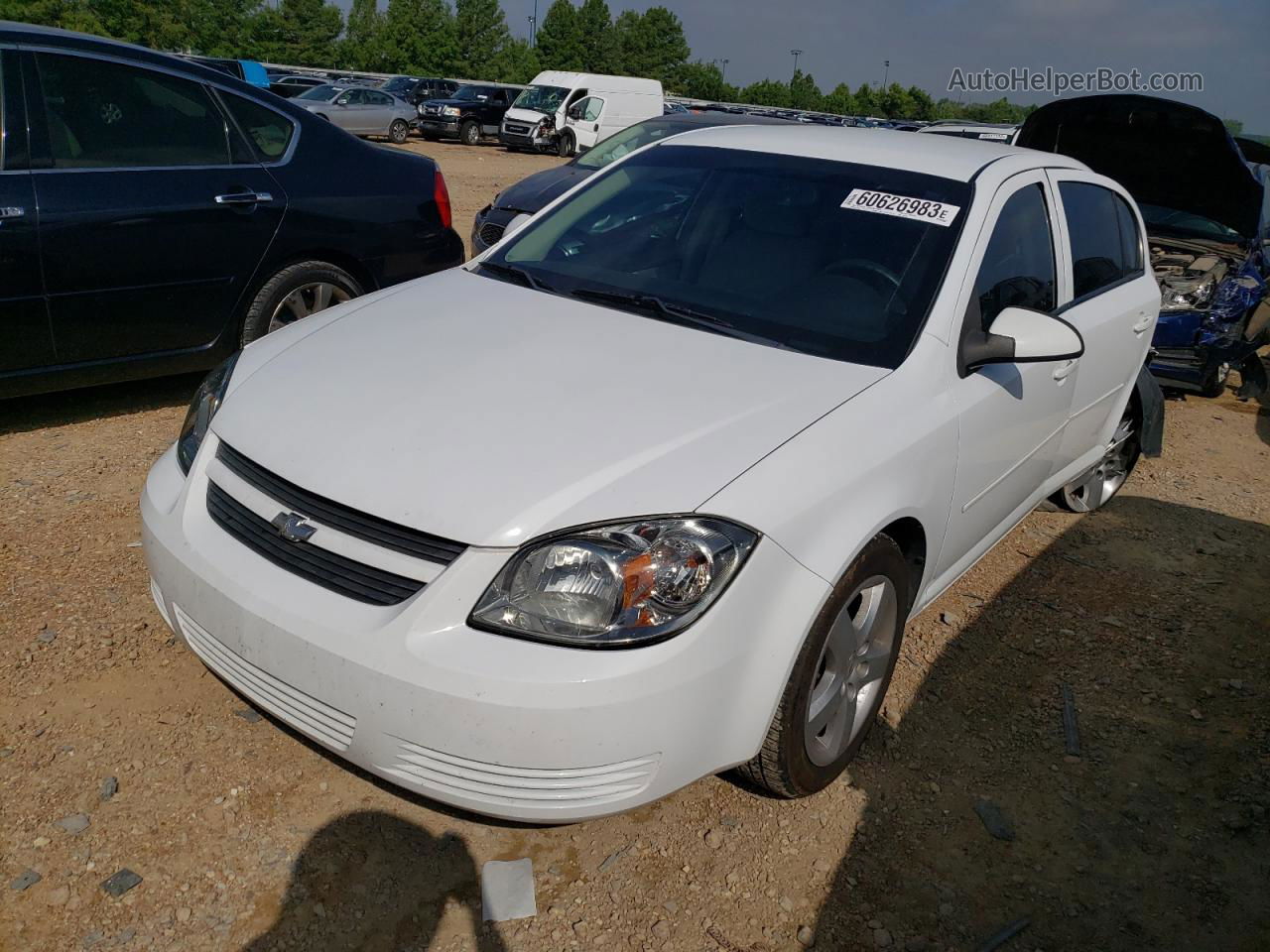 2008 Chevrolet Cobalt Lt White vin: 1G1AL58F887306585