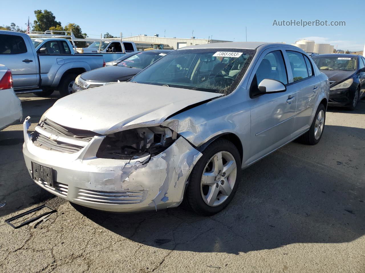 2008 Chevrolet Cobalt Lt Серебряный vin: 1G1AL58F987138312