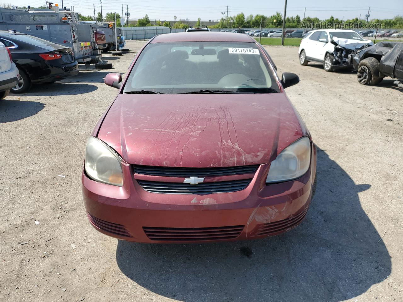 2008 Chevrolet Cobalt Lt Burgundy vin: 1G1AL58F987173903