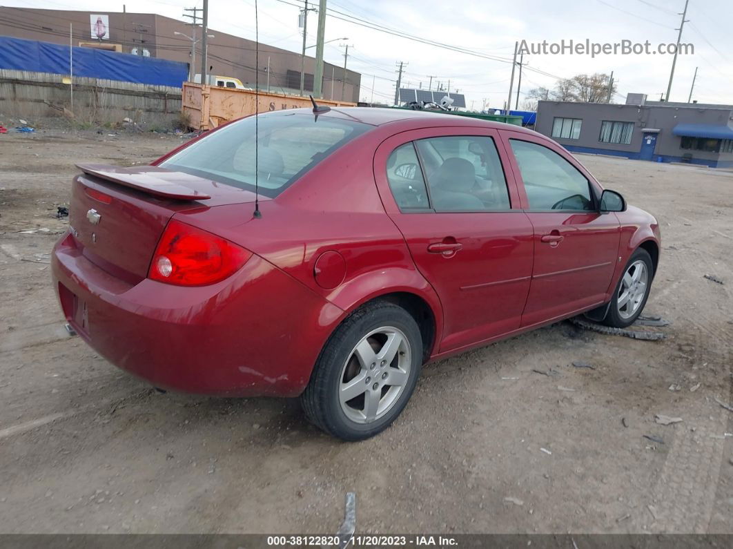 2008 Chevrolet Cobalt Lt Красный vin: 1G1AL58F987180298