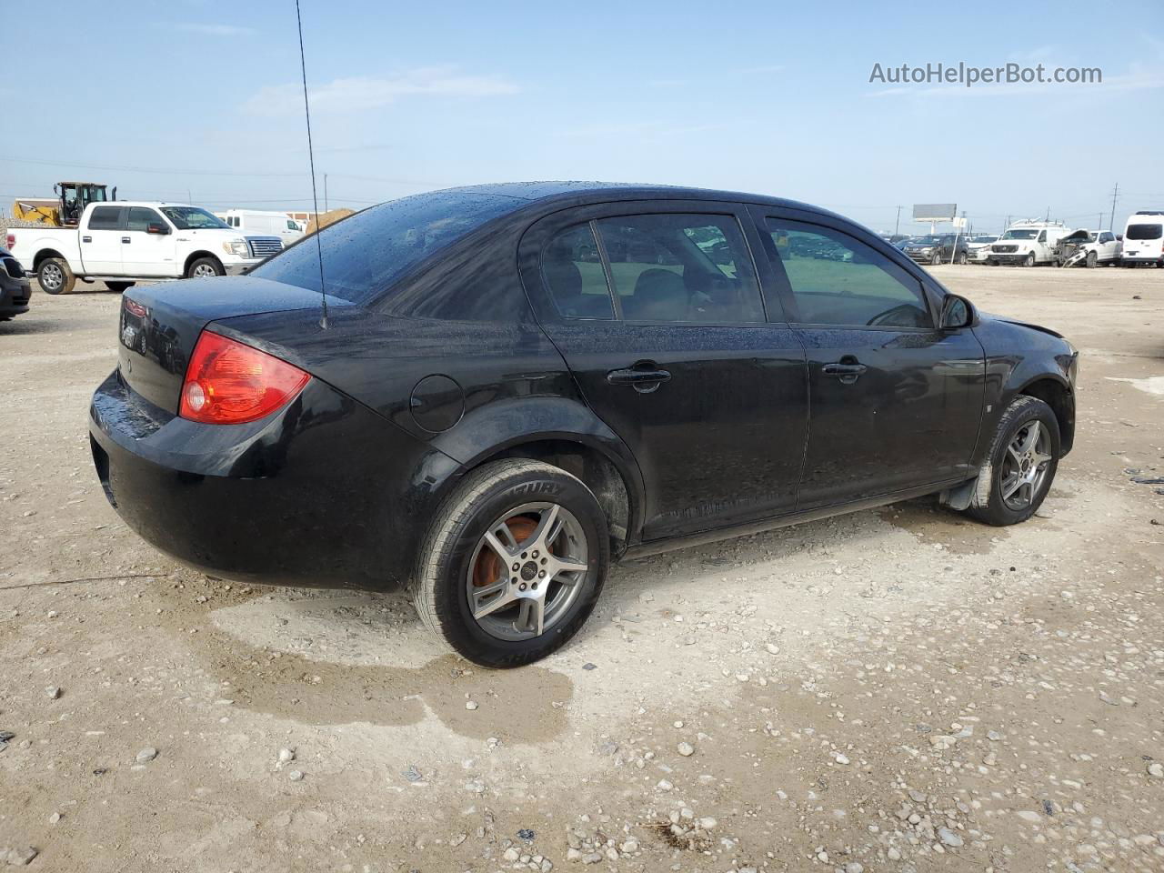 2008 Chevrolet Cobalt Lt Черный vin: 1G1AL58F987231900