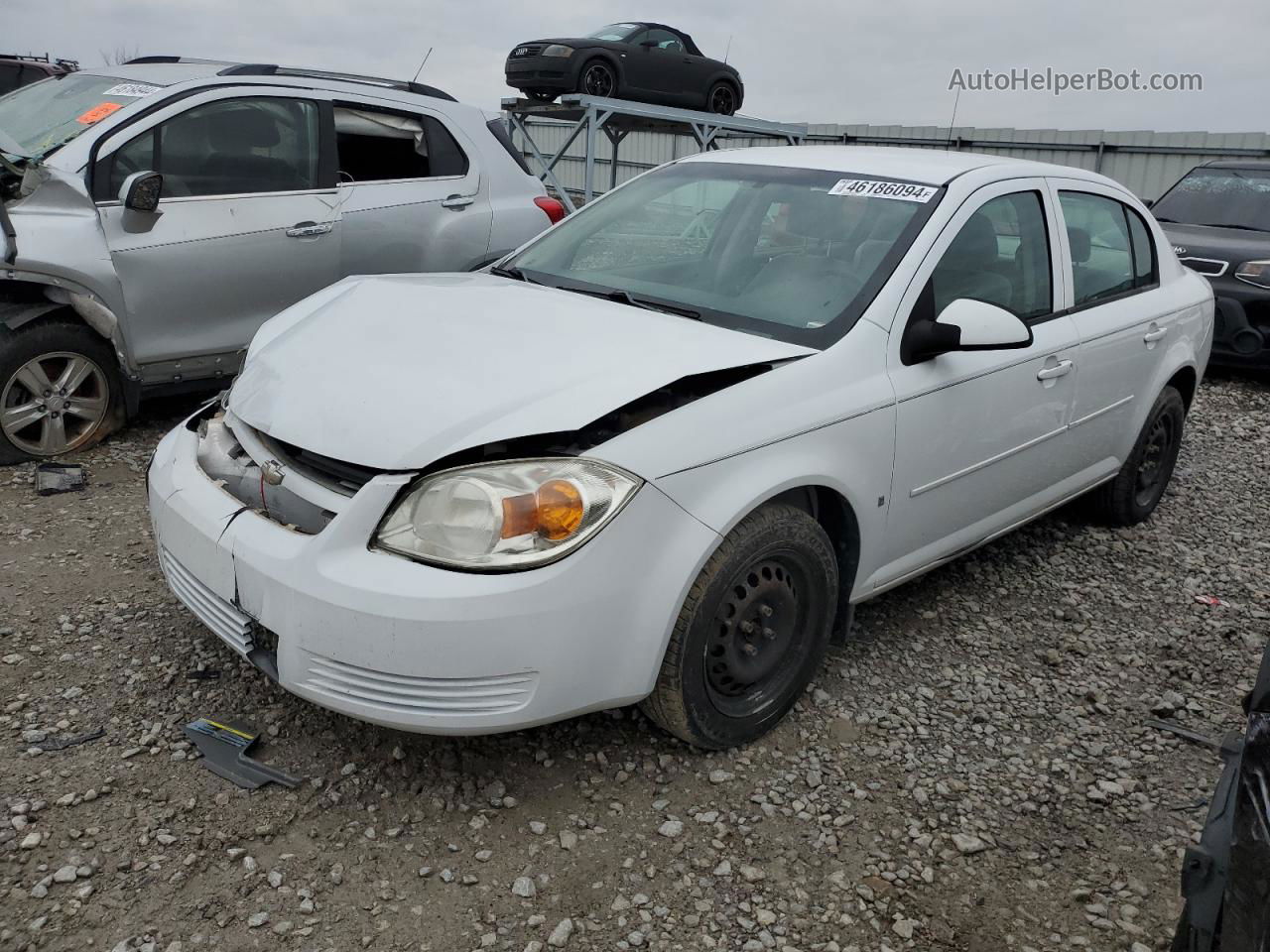 2008 Chevrolet Cobalt Lt Белый vin: 1G1AL58F987235638