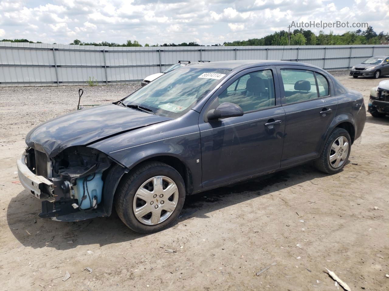 2008 Chevrolet Cobalt Lt Синий vin: 1G1AL58FX87186112