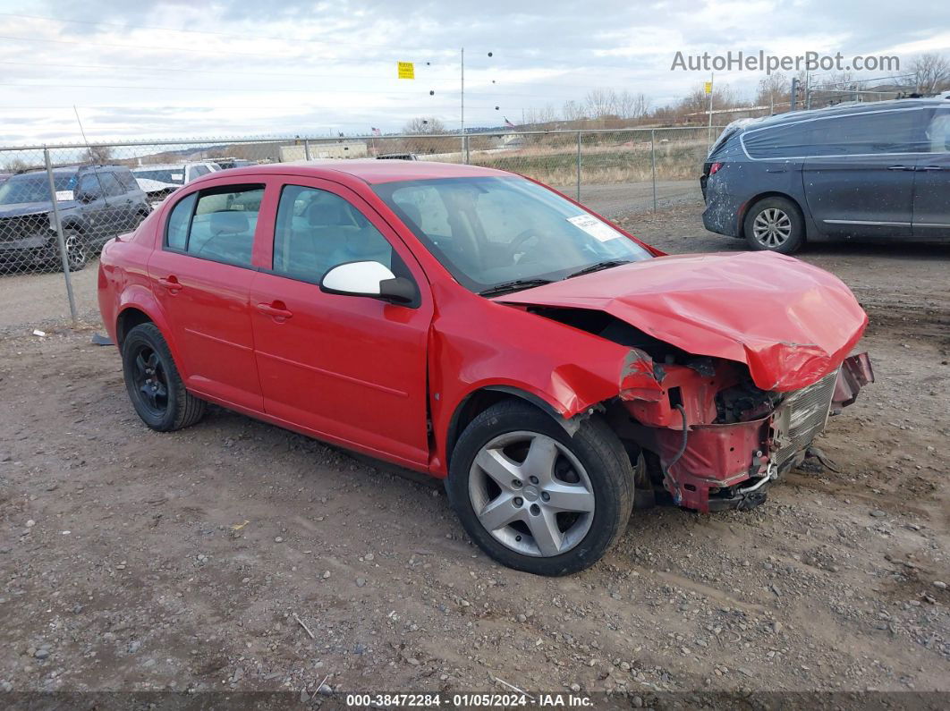 2008 Chevrolet Cobalt Lt Красный vin: 1G1AL58FX87225474