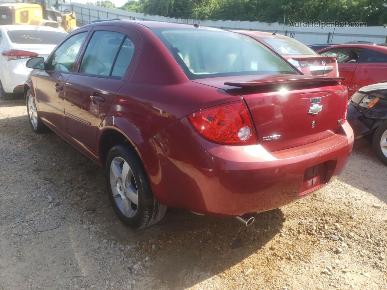 2008 Chevrolet Cobalt Lt Red vin: 1G1AL58FX87273279