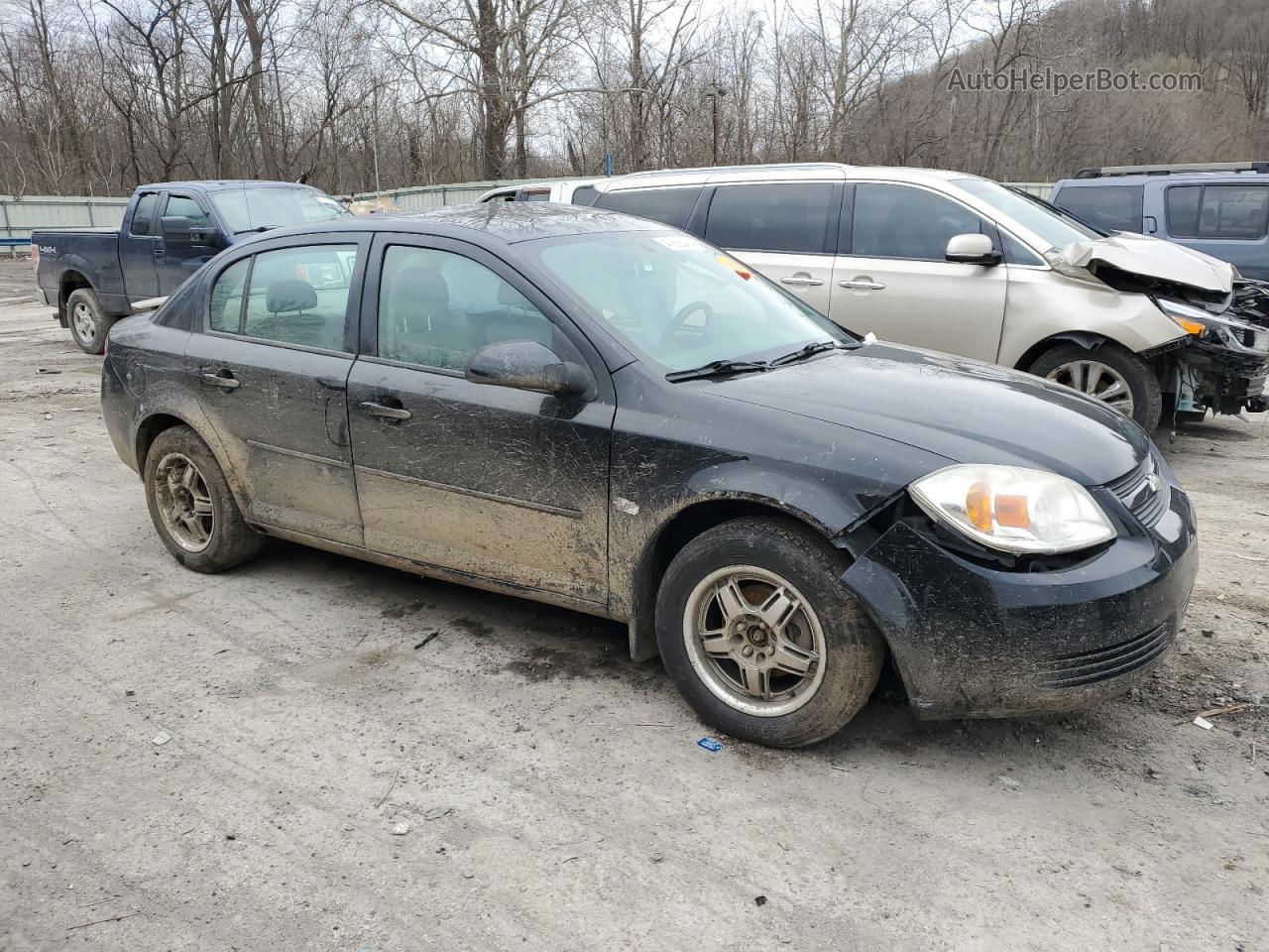 2008 Chevrolet Cobalt Lt Black vin: 1G1AL58FX87310511