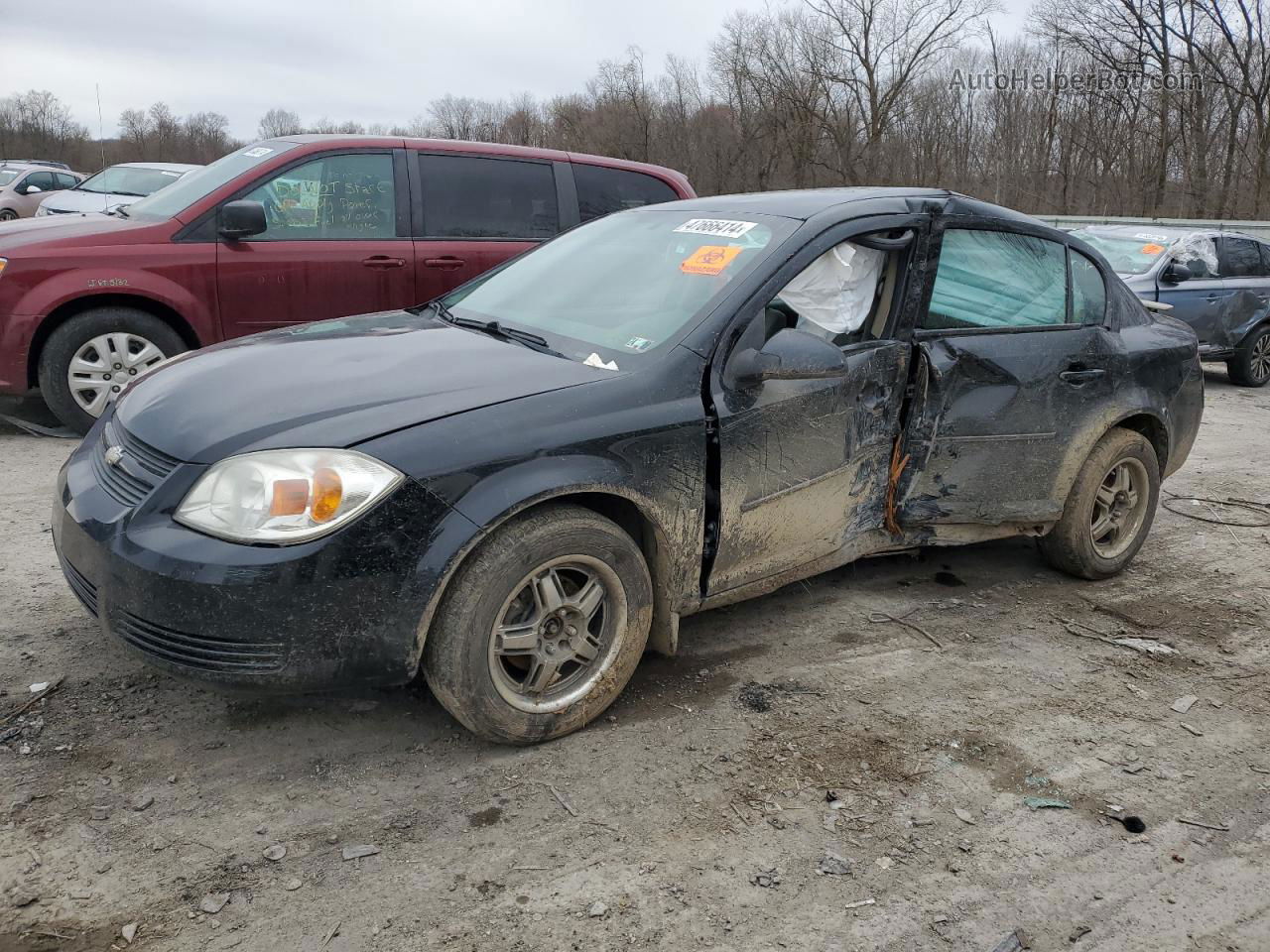 2008 Chevrolet Cobalt Lt Black vin: 1G1AL58FX87310511