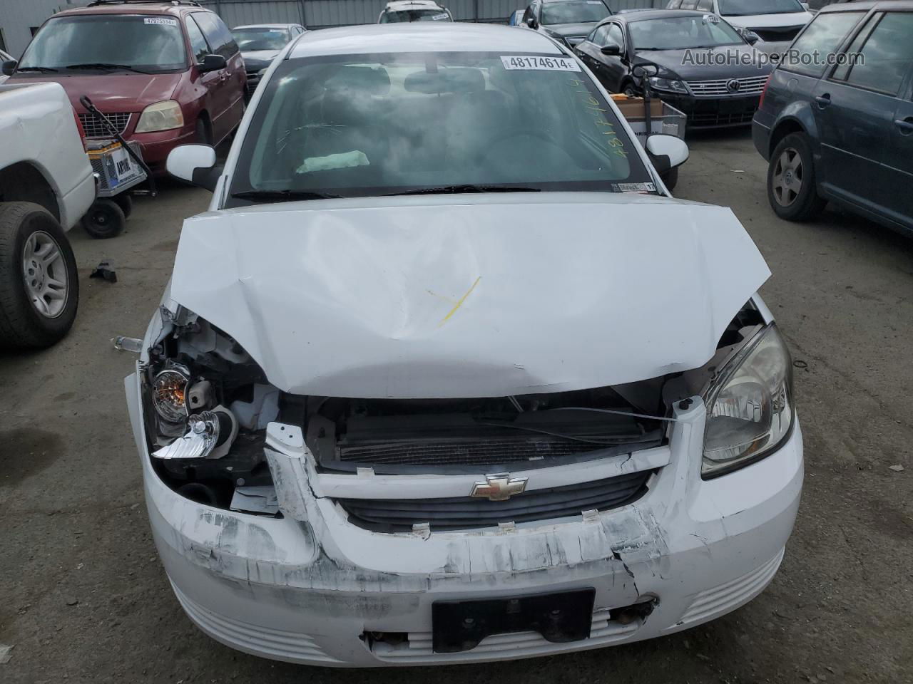 2008 Chevrolet Cobalt Lt White vin: 1G1AL58FX87339944