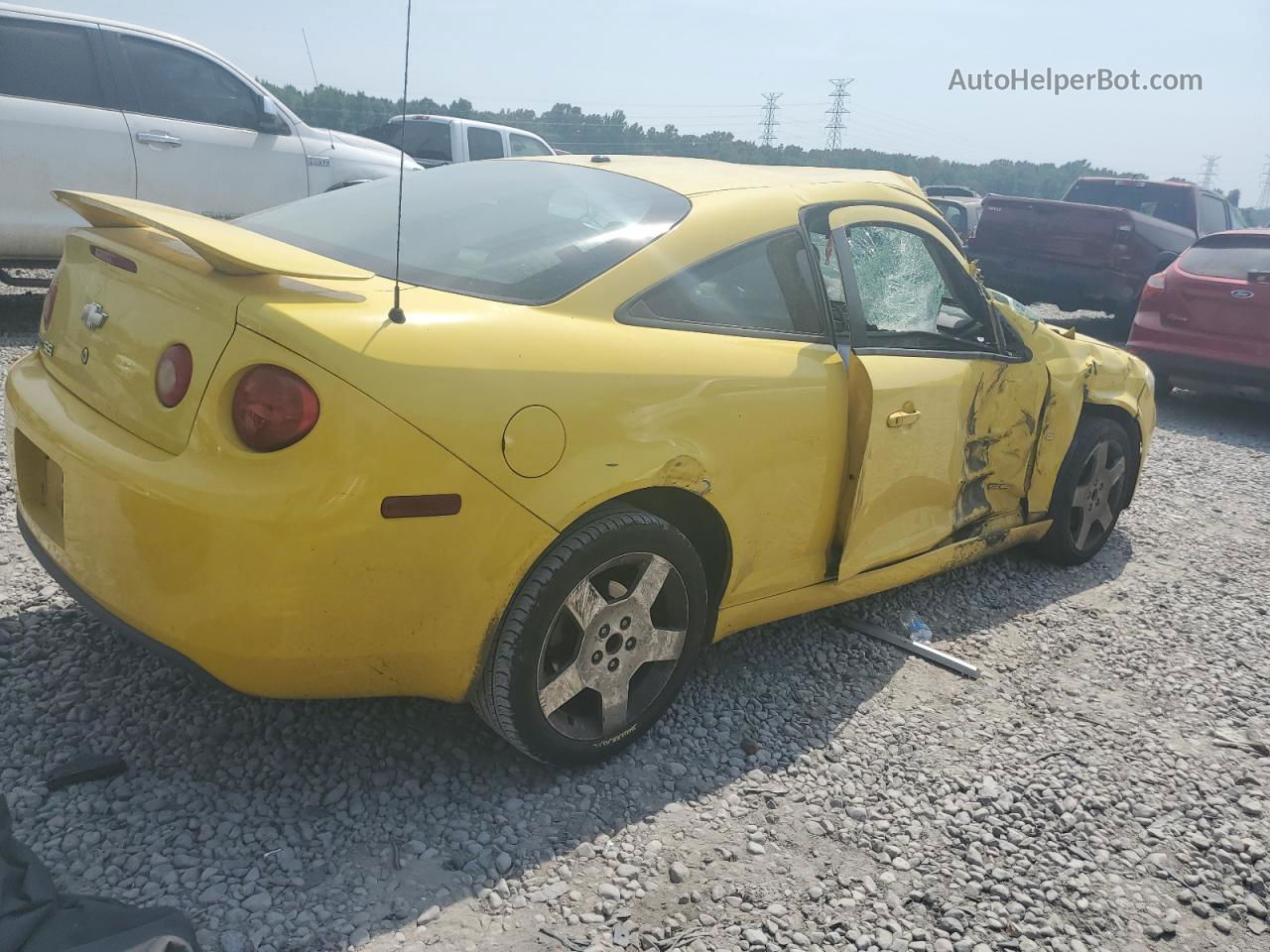 2007 Chevrolet Cobalt Ss Yellow vin: 1G1AM15BX77374196