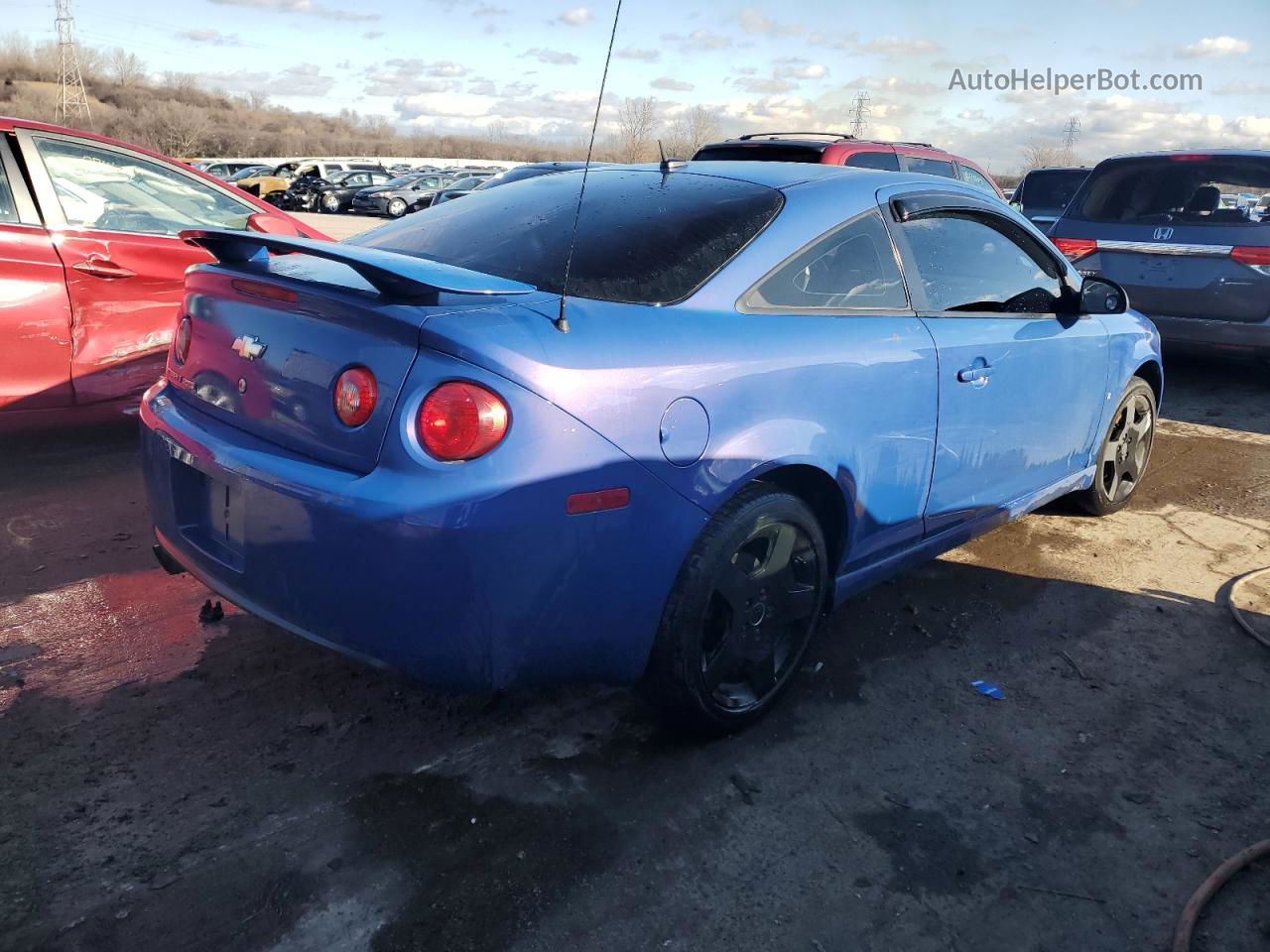 2008 Chevrolet Cobalt Sport Синий vin: 1G1AM18B587231427