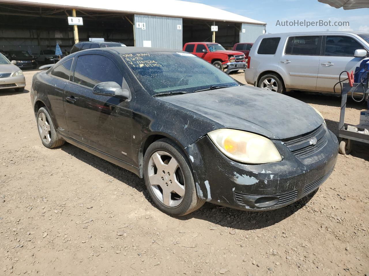 2008 Chevrolet Cobalt Sport Black vin: 1G1AM18B987116524