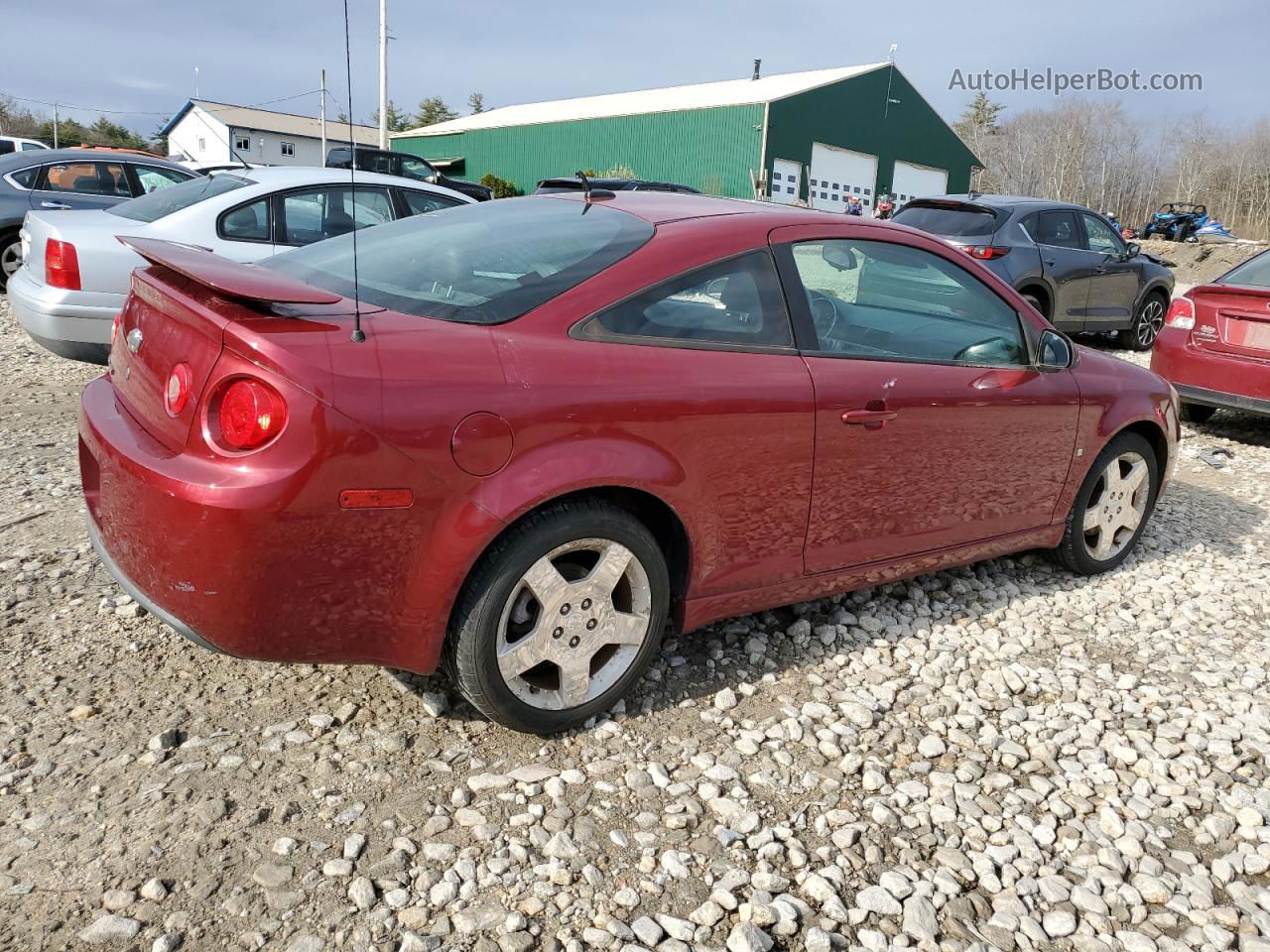 2008 Chevrolet Cobalt Sport Red vin: 1G1AM18B987177159