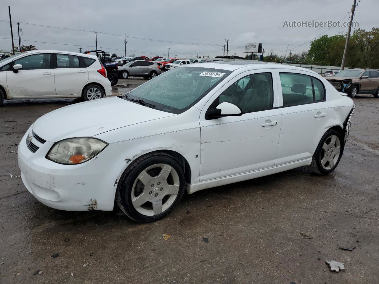 2008 Chevrolet Cobalt Sport White vin: 1G1AM58B487203996