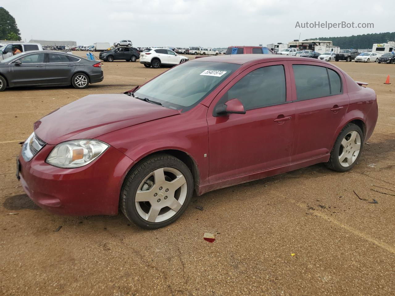 2008 Chevrolet Cobalt Sport Burgundy vin: 1G1AM58B587171401