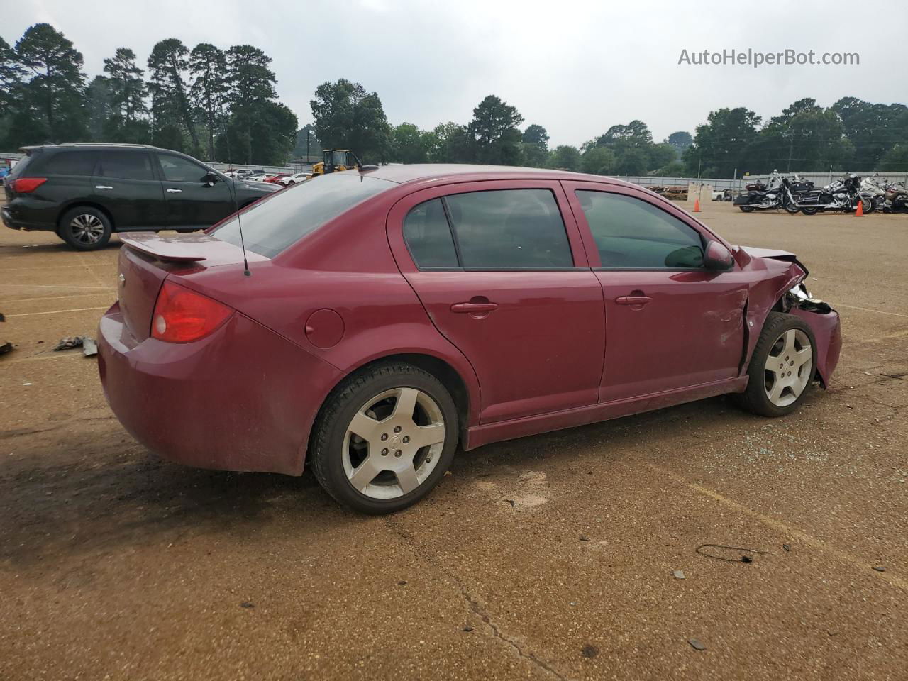 2008 Chevrolet Cobalt Sport Burgundy vin: 1G1AM58B587171401