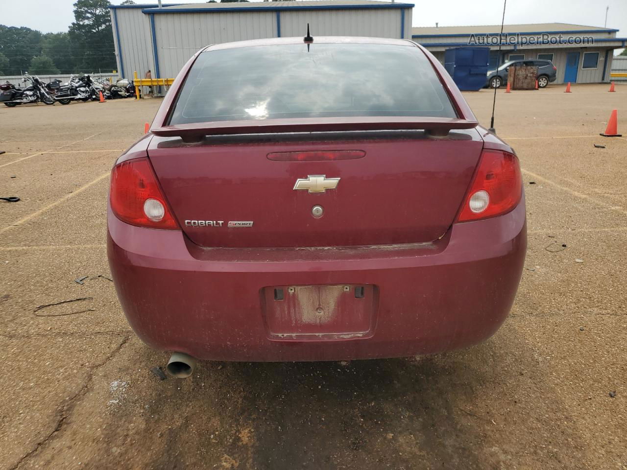 2008 Chevrolet Cobalt Sport Burgundy vin: 1G1AM58B587171401