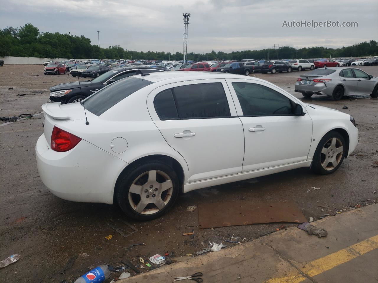 2008 Chevrolet Cobalt Sport White vin: 1G1AM58B587190398