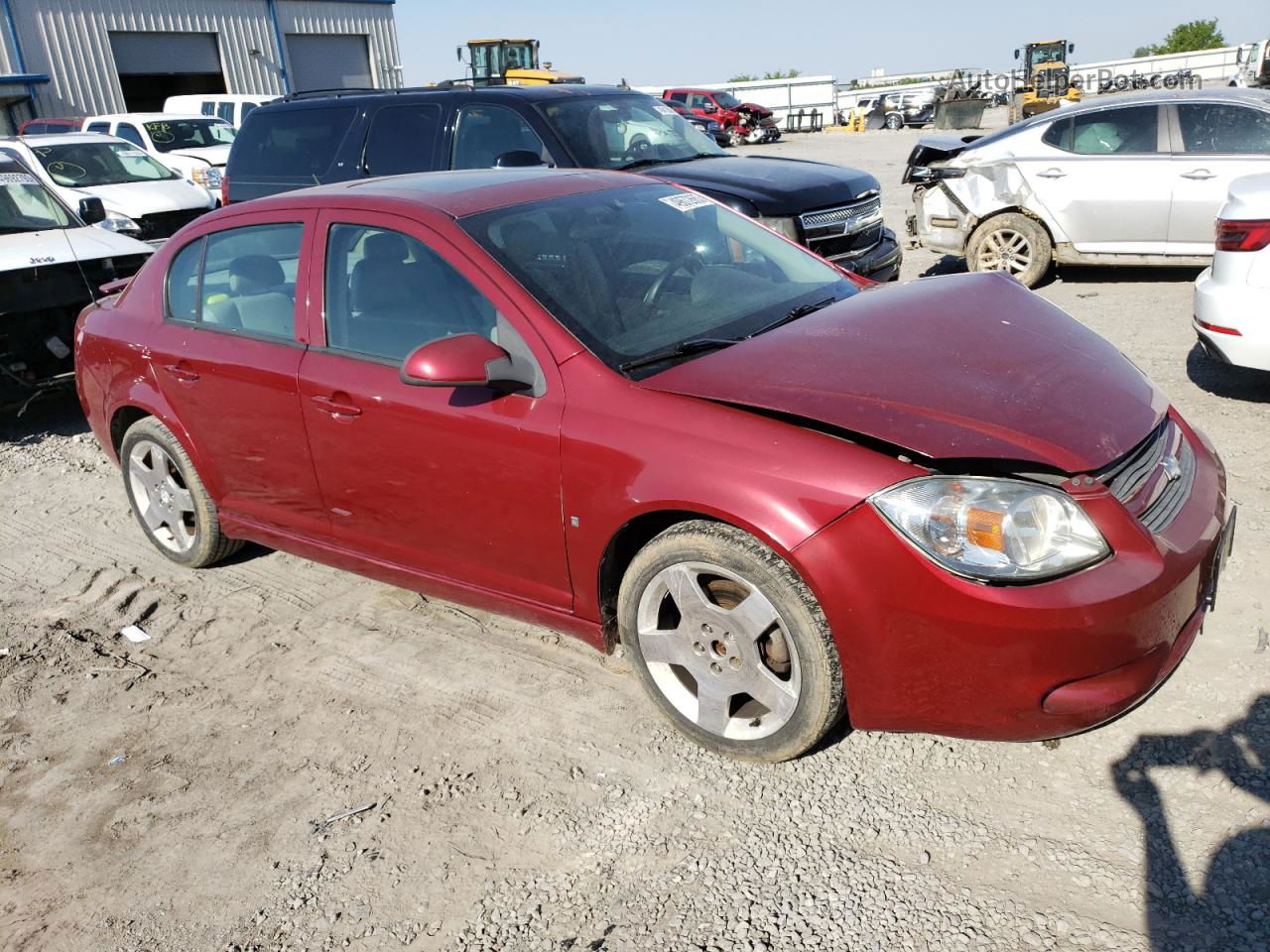 2008 Chevrolet Cobalt Sport Burgundy vin: 1G1AM58B787149464