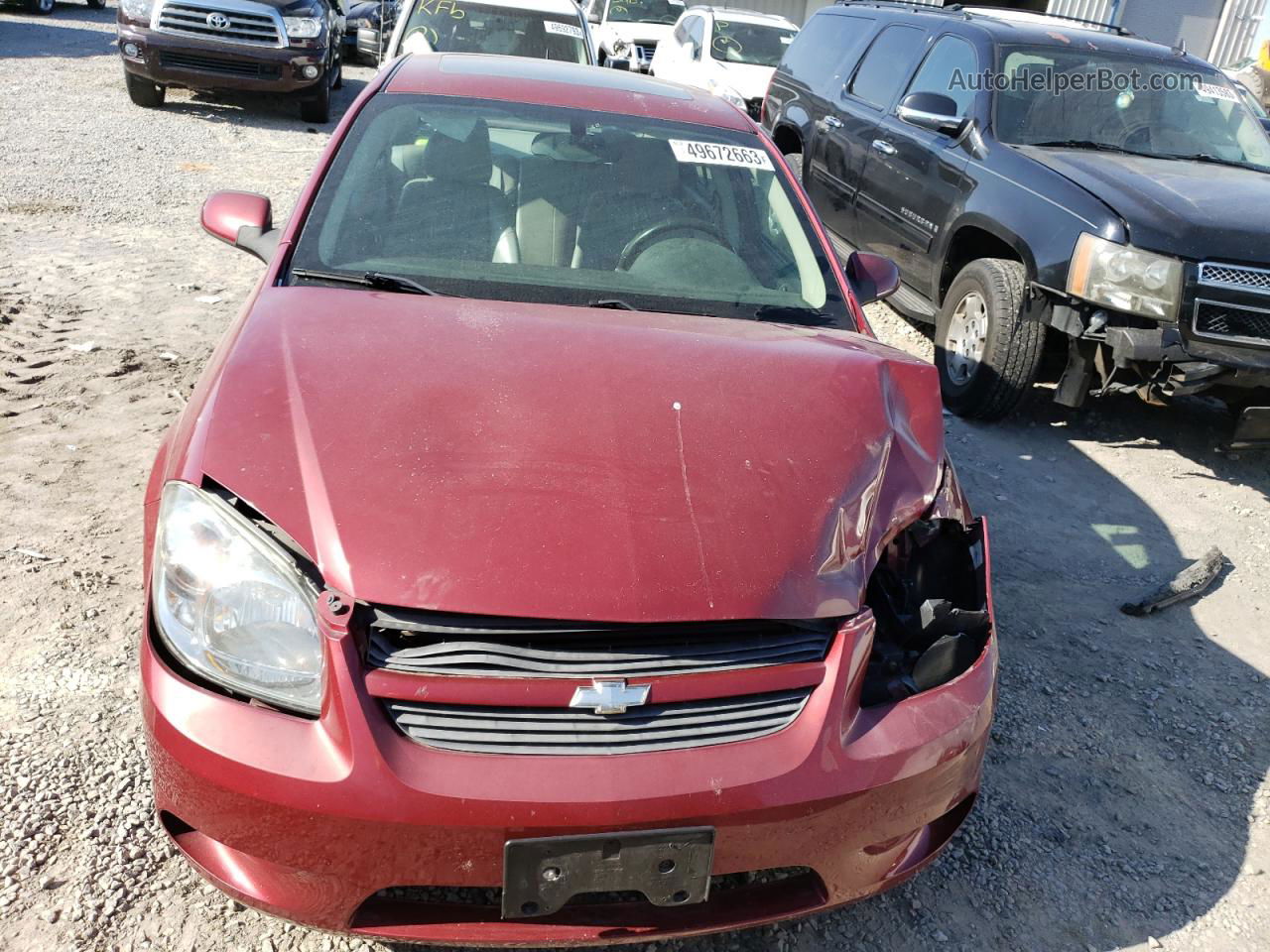 2008 Chevrolet Cobalt Sport Burgundy vin: 1G1AM58B787149464