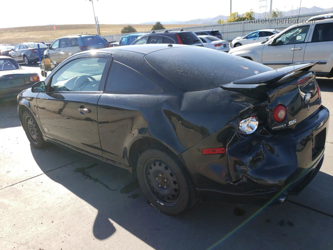 2007 Chevrolet Cobalt Ss Supercharged Black vin: 1G1AP15P077302670