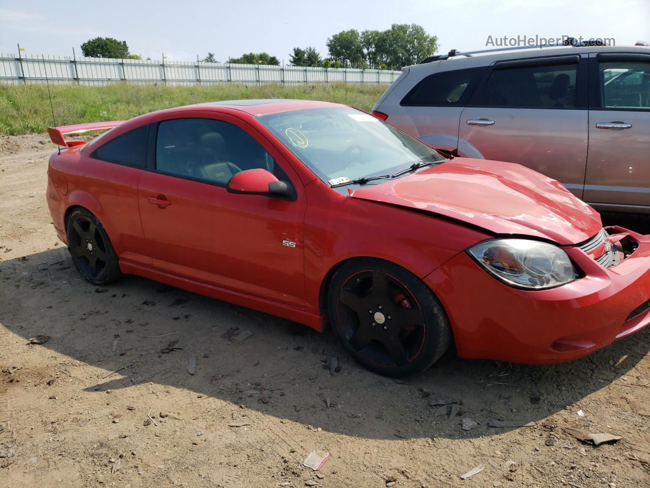 2007 Chevrolet Cobalt Ss Supercharged Красный vin: 1G1AP15P377363317