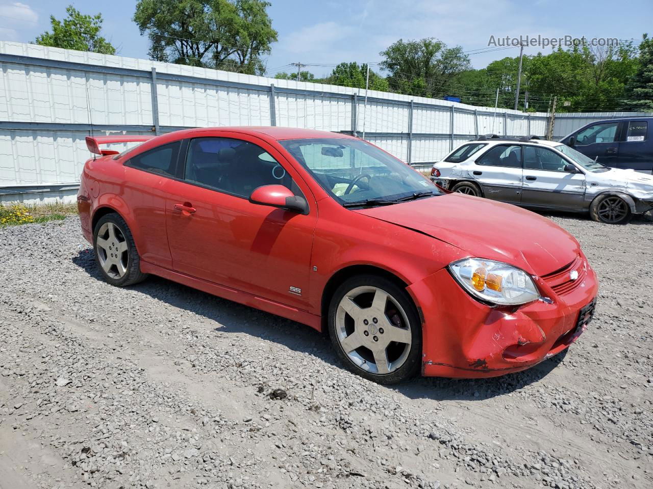 2007 Chevrolet Cobalt Ss Supercharged Red vin: 1G1AP15P877378833