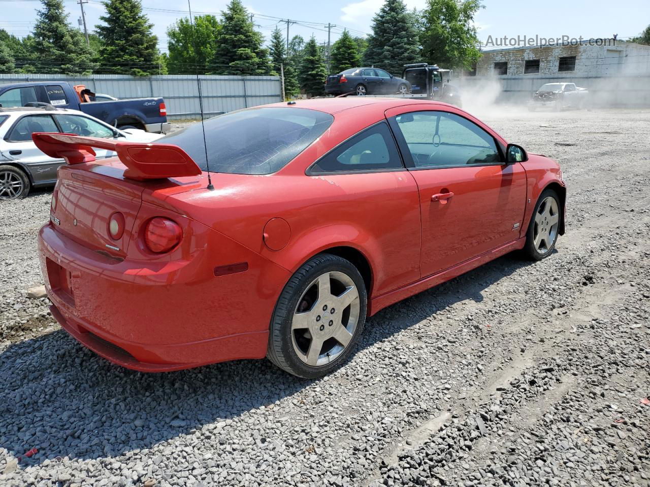 2007 Chevrolet Cobalt Ss Supercharged Red vin: 1G1AP15P877378833