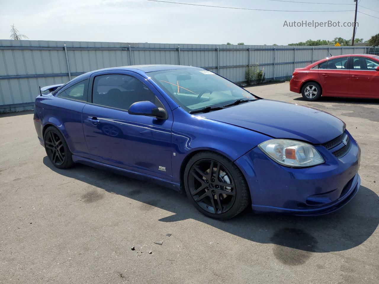 2007 Chevrolet Cobalt Ss Supercharged Blue vin: 1G1AP18P077214343