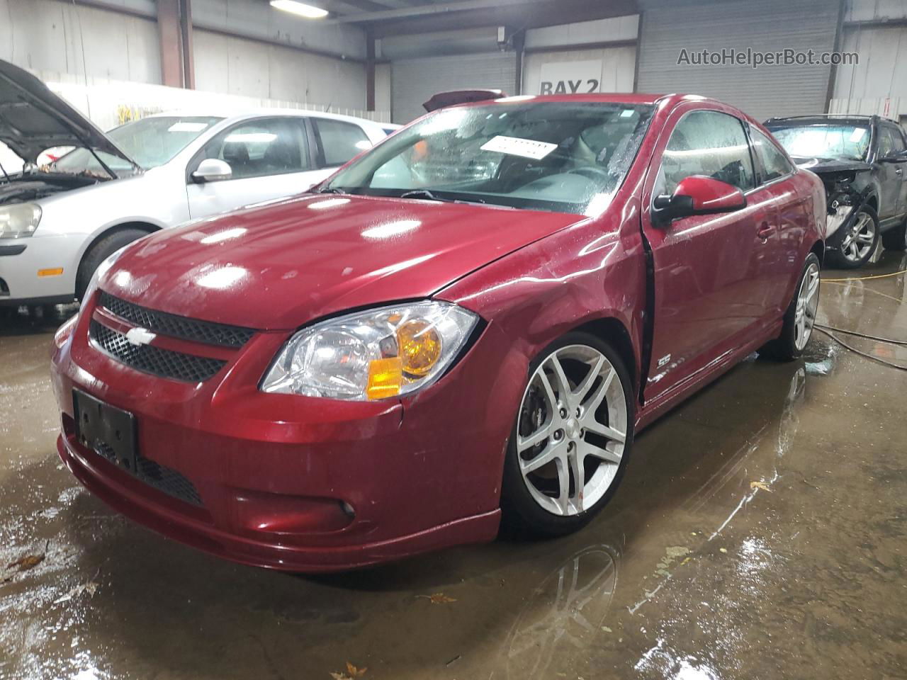 2008 Chevrolet Cobalt Ss Red vin: 1G1AP18X487338858