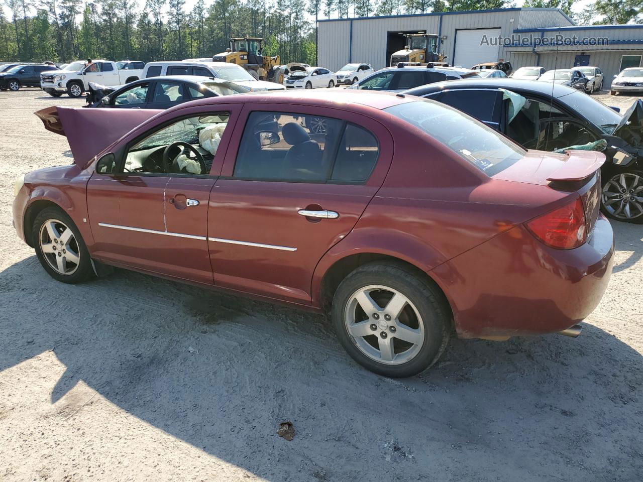 2007 Chevrolet Cobalt Ltz Burgundy vin: 1G1AZ55F877174655