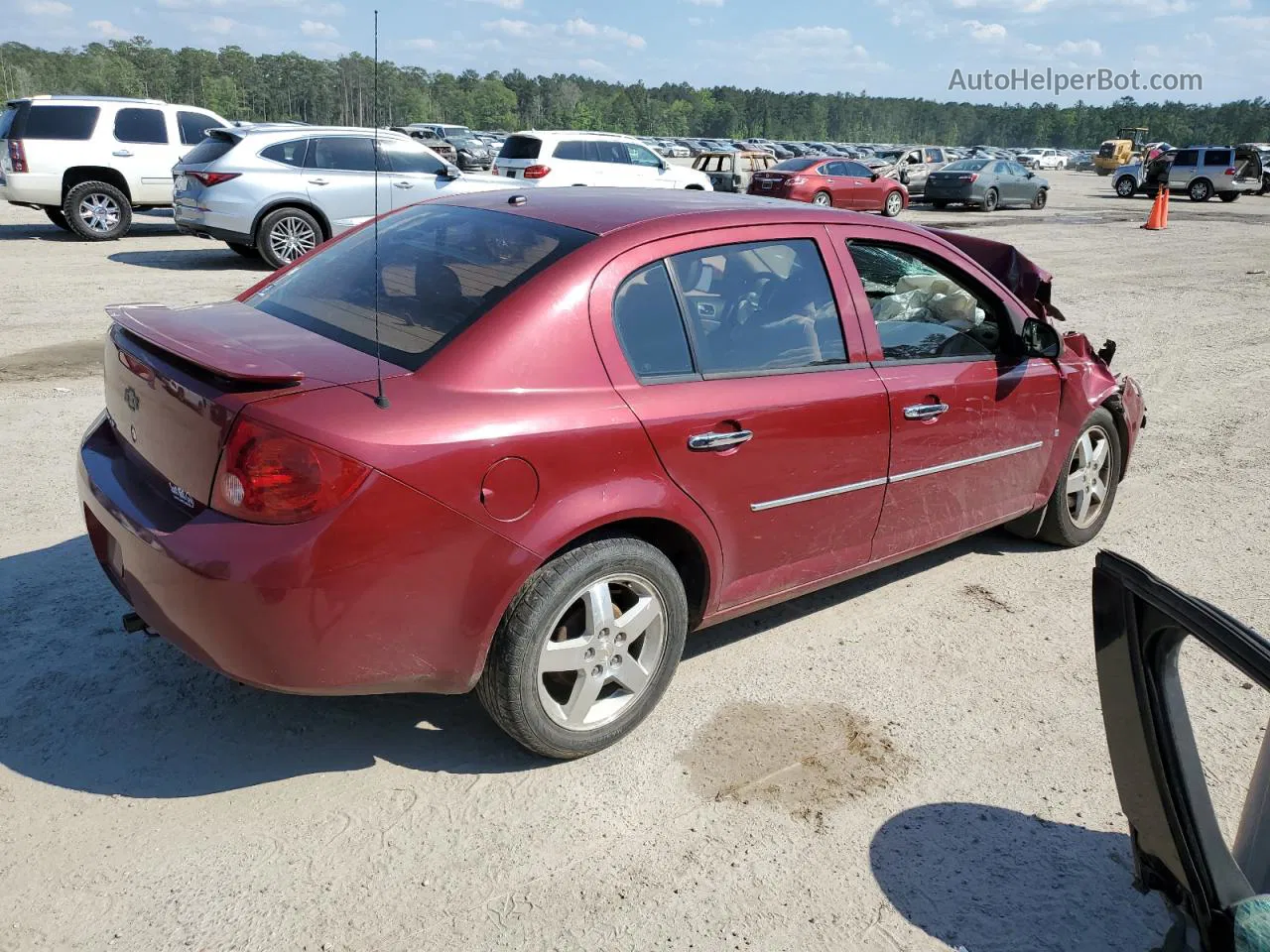 2007 Chevrolet Cobalt Ltz Burgundy vin: 1G1AZ55F877174655