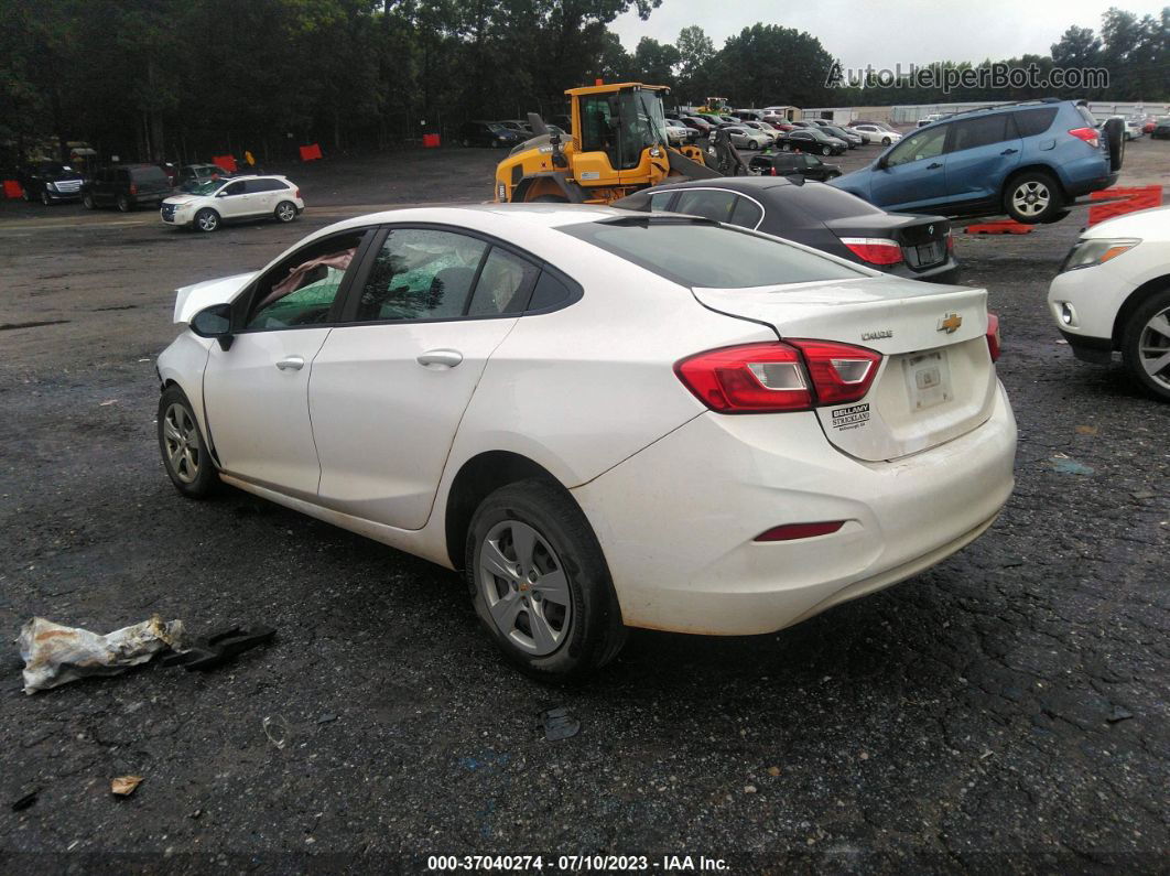 2018 Chevrolet Cruze Ls White vin: 1G1BB5SM0J7186835