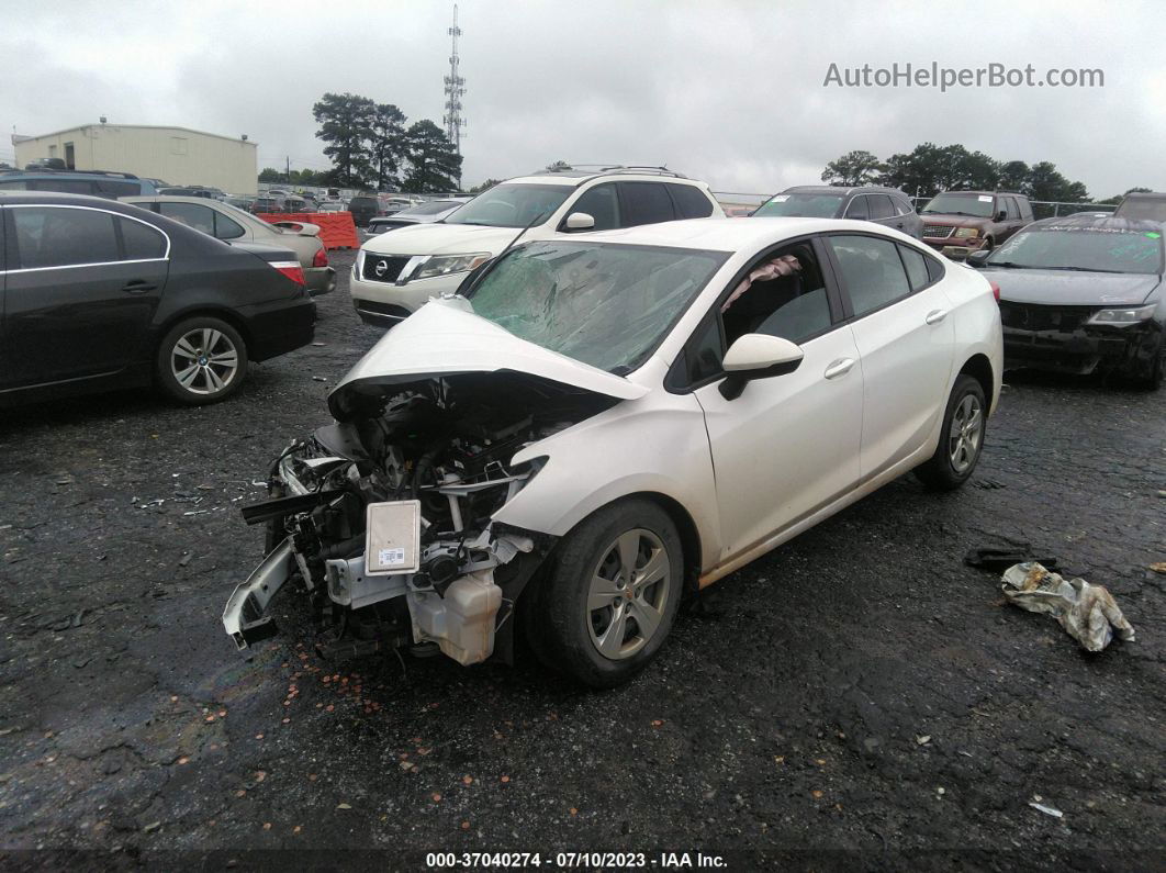 2018 Chevrolet Cruze Ls White vin: 1G1BB5SM0J7186835