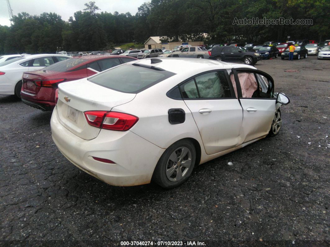 2018 Chevrolet Cruze Ls White vin: 1G1BB5SM0J7186835