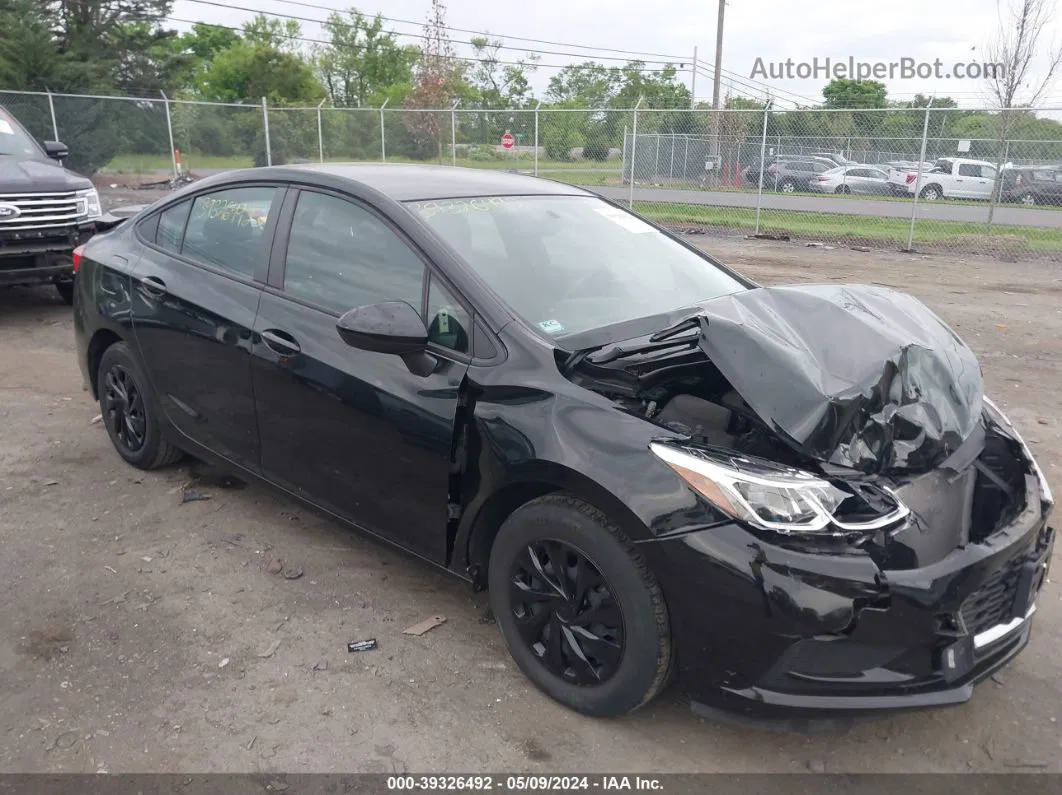 2018 Chevrolet Cruze Ls Manual Black vin: 1G1BB5SM0J7187421