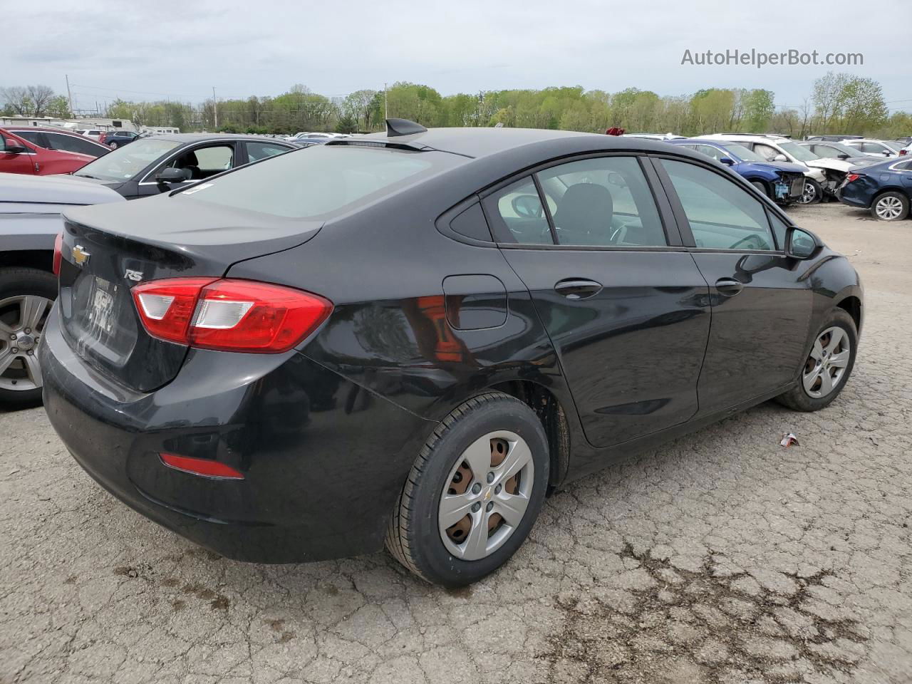 2018 Chevrolet Cruze Ls Black vin: 1G1BB5SM2J7115524