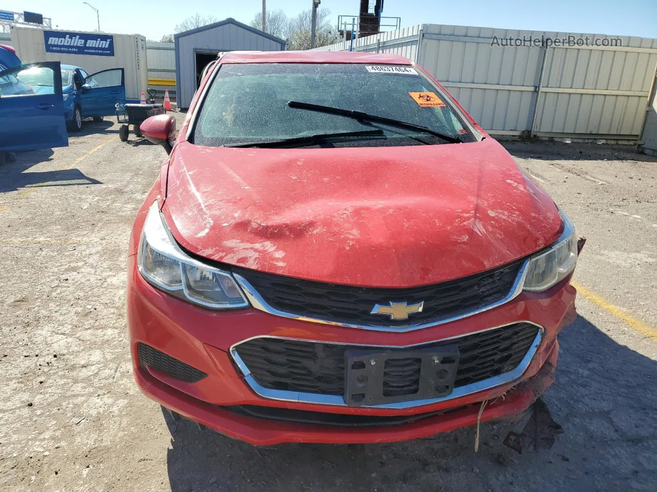 2017 Chevrolet Cruze Ls Красный vin: 1G1BB5SM3H7184541