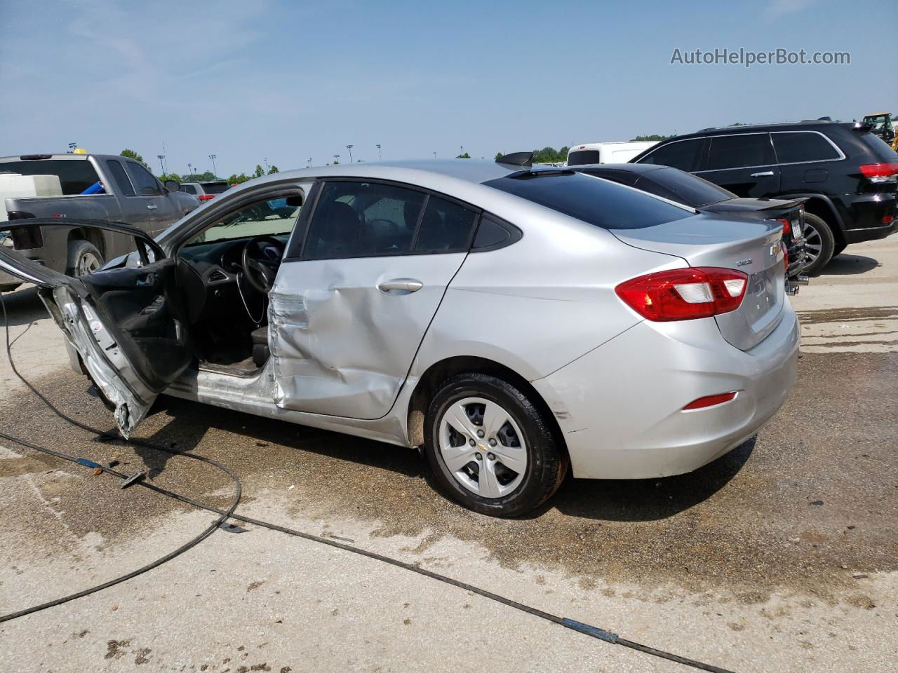 2016 Chevrolet Cruze Ls Silver vin: 1G1BB5SM5G7271047