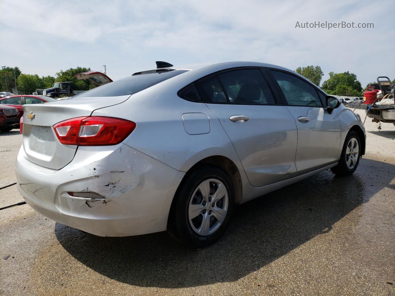 2016 Chevrolet Cruze Ls Silver vin: 1G1BB5SM5G7271047