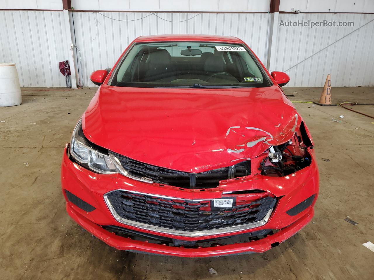 2017 Chevrolet Cruze Ls Красный vin: 1G1BB5SM6H7211148