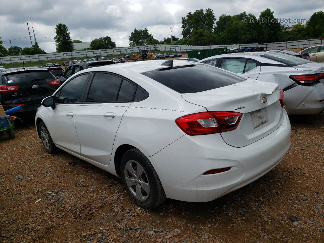 2017 Chevrolet Cruze Ls White vin: 1G1BB5SM6H7255974