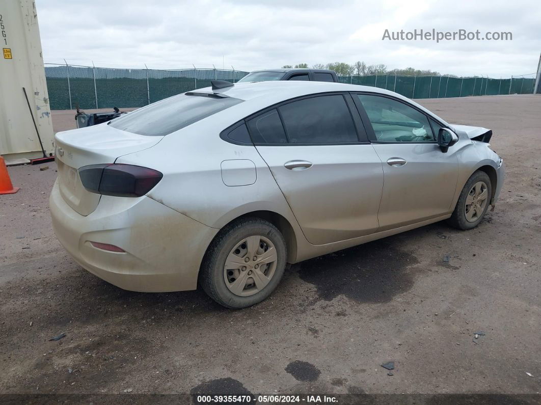 2018 Chevrolet Cruze Ls Manual Silver vin: 1G1BB5SM9J7166616