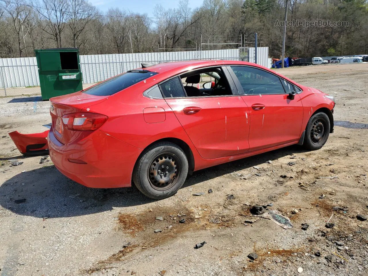 2016 Chevrolet Cruze Ls Red vin: 1G1BC5SM0G7234632